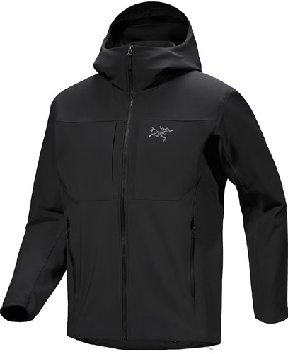 Arc'teryx Gamma MX Hoody - Schwarz - Softshelljacke Herren