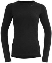 Devold Duo Active Merino 205 Shirt - Schwarz - Thermounterwäsche Damen
