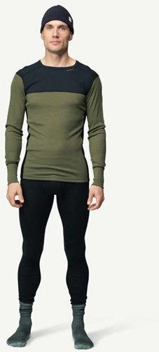 Devold Lauparen Merino 190 Shirt M - Ink/Lichen/Black