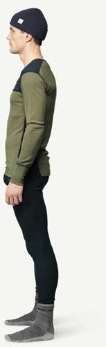 Devold Lauparen Merino 190 Shirt M - Ink/Lichen/Black