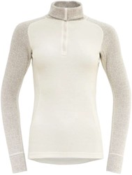 Devold Duo Active Merino 205 Zip Neck - Raw White - Thermounterwäsche Damen