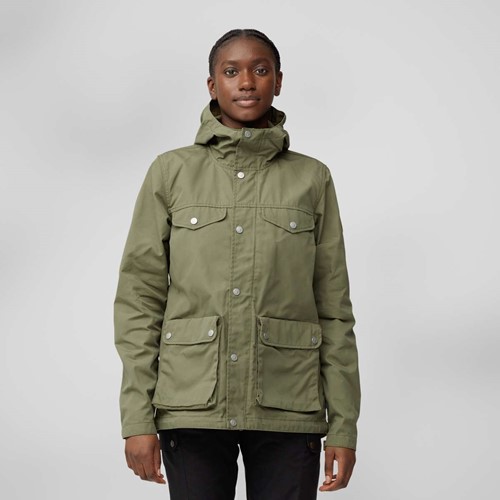 Fjallraven Greenland Jacket W Suede Brown S Twinseasons AT
