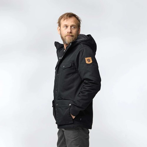 Fjallraven Greenland Winter Jacket M Green Dark Grey S Twinseasons AT