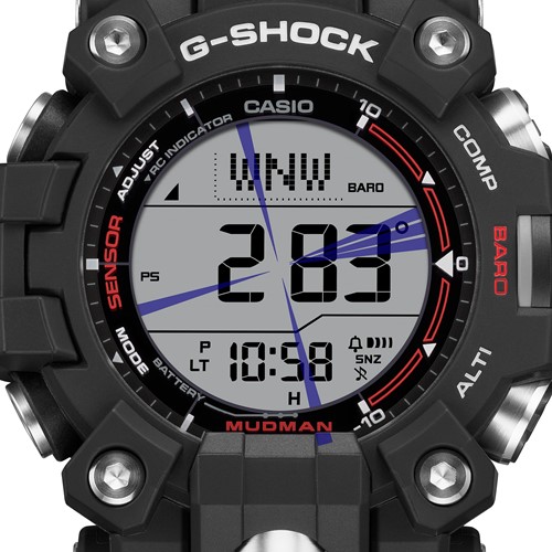 Casio GW-9500-1ER G-Shock Mudman Schwarz/Rot-3