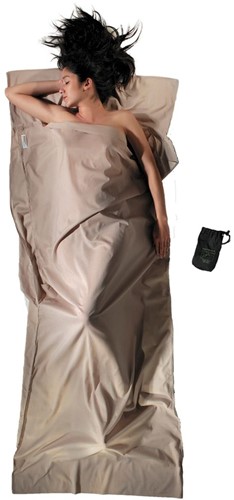 Cocoon Travelsheet - Insectshield - Egyptian Cotton - Sand