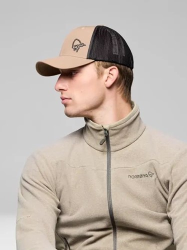 Norrøna /29 Snap Back Trucker Mesh Cap - Oyster Gray