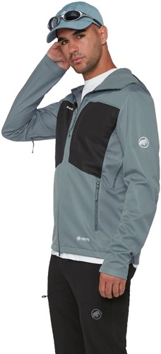 Mammut Ultimate VIII SO Hooded Jacket M - Strata/Black