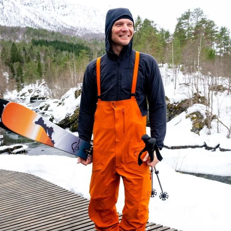 Norrøna Møre Flex1 Bibs M's - Caviar Black - L Twinseasons AT