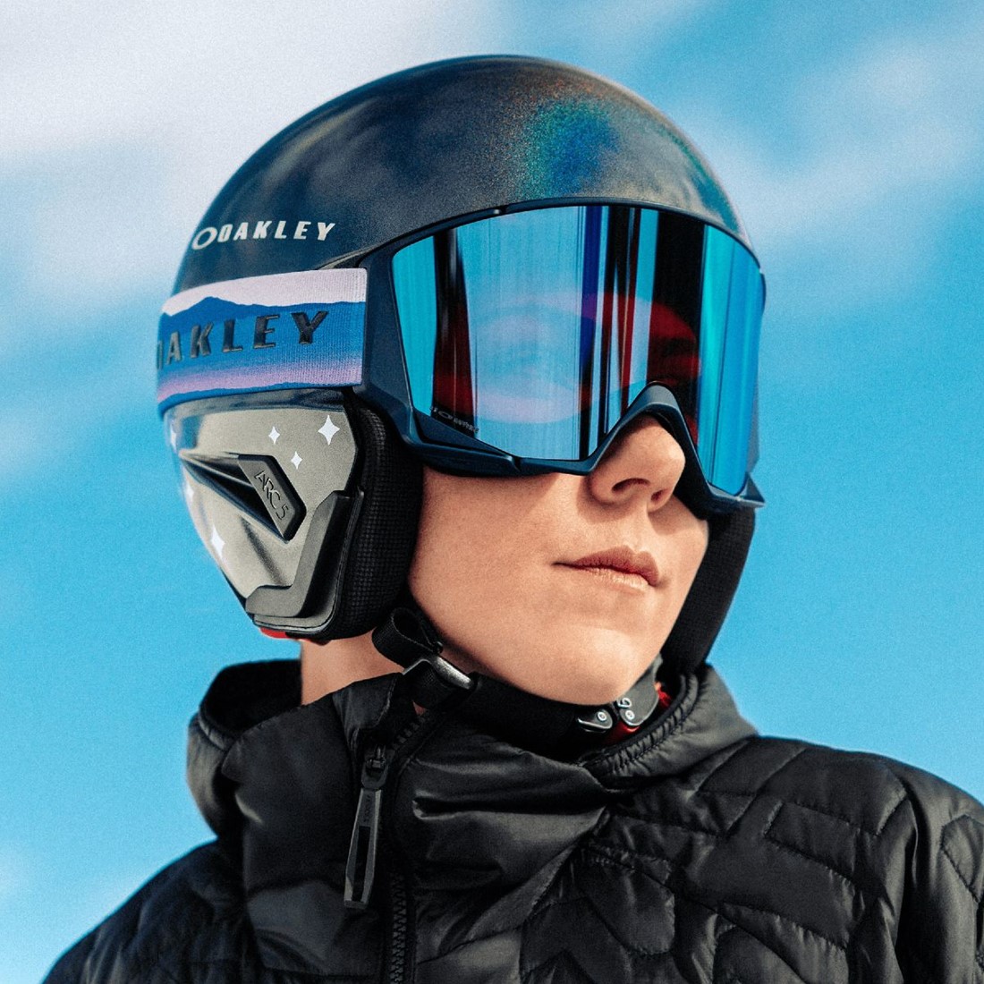 Oakley Flow Scape L - Mikeala Shiffrin Signature/Prizm Sapphire