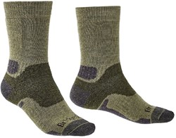 Bridgedale Midweight Merino Performance Boot - Green - Men's Hiking Socks