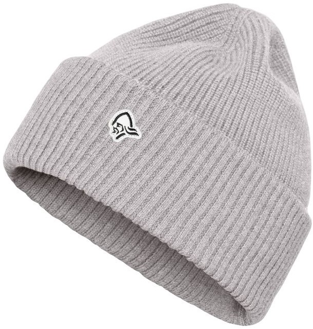 Norrøna /29 Heavy Merino Ull Contrast Beanie - Grey Melange  display picture 3