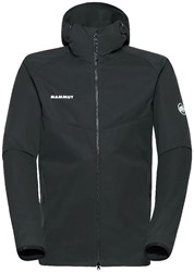 Mammut Granite SO Hooded Jacket - Black - Men's Softshell Jacket