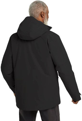 Jack Wolfskin Icecape 3-in-1 Down Jacket M - Black
