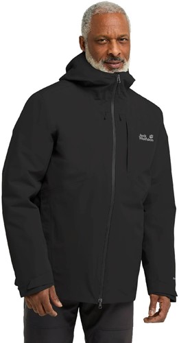 Jack Wolfskin Icecape 3-in-1 Down Jacket M - Black