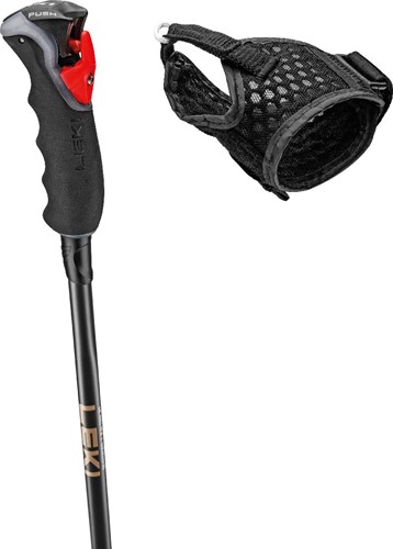 Leki Artena Airfoil 3D  - Black/Dark Anthracite/Rose Gold
