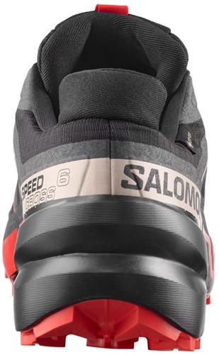 Salomon Speedcross 6 GTX - Black/Fiery Red/Almond Milk
