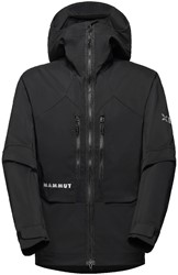Mammut Eiger Nordwand Pro SO Hooded Jacket - Black - Men's Softshell Jacket