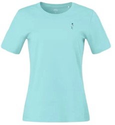 Norrøna /29 Cotton Activity Embroidery T-Shirt - Aqua Haze - Women's T-Shirt