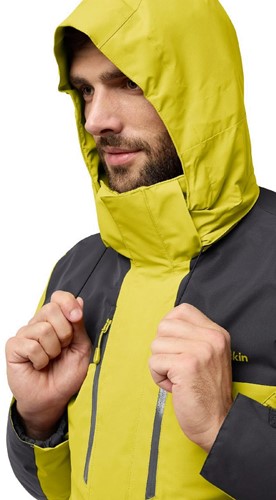 Jack Wolfskin Jasper 3-in-1 Jacket M - Chartreuse