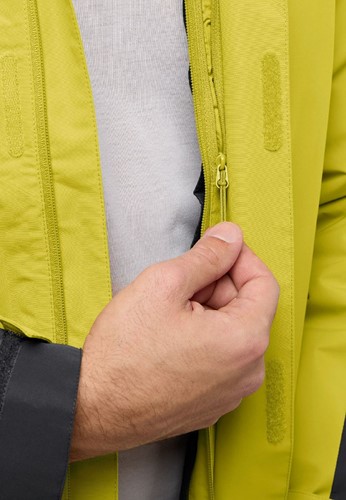 Jack Wolfskin Jasper 3-in-1 Jacket M - Chartreuse