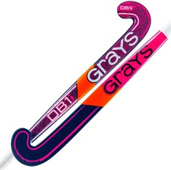 Grays 1i Dynabow Indoor - Schwarz/Rosa/Weiss - Senior Hockeyschläger