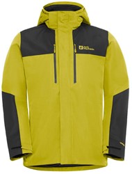 Jack Wolfskin Jasper 3-in-1 Jacket - Chartreuse - Men's Winter Jacket