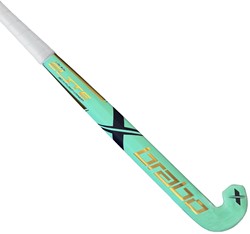 Brabo Elite X 80 Limited LowBow - Celeste/Gold - Senior Hockeyschläger