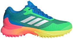 Adidas Fabela X 2 Ltd. - Lucid Ray Blue/Cloud White/Screaming Green - Unisex Hockeyschuhe