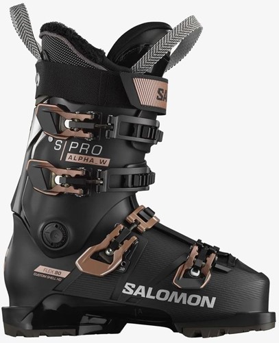 Salomon S/Pro Alpha 90 W - Black/Pink Gold Metallic/Silver - 26/26.5