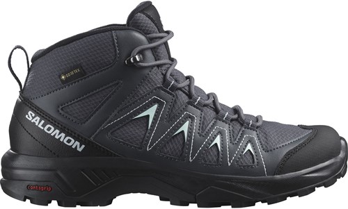 Salomon X Braze Mid GTX W - Ebony/India Ink/Bleached Aqua - 37 1/3 (UK 4.5)