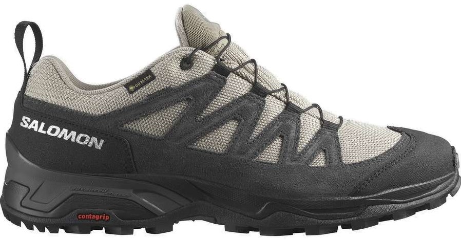 Salomon X Ward Leather GTX Vintage Khaki Black Pewter 40 UK 6.5 Twinseasons AT