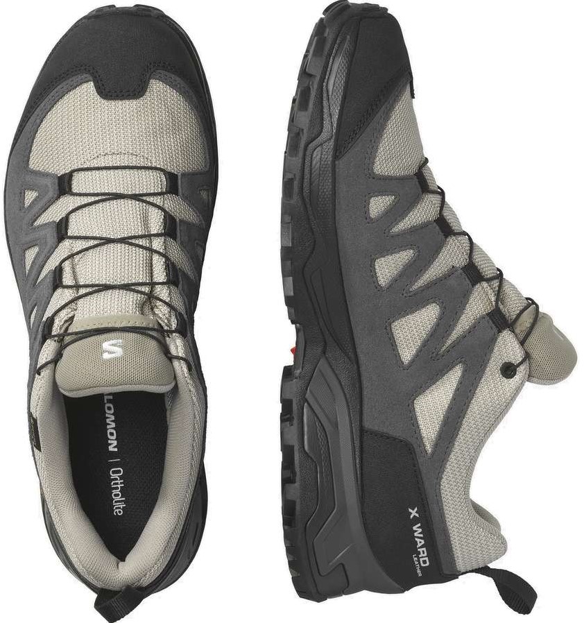 Salomon X Ward Leather GTX Vintage Khaki Black Pewter 40 UK