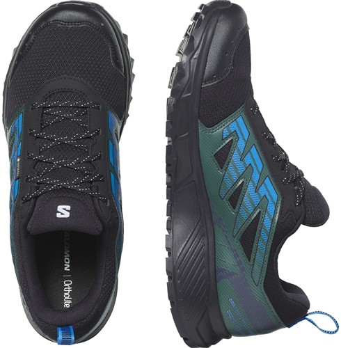 Salomon Wander GTX Black Darkest Spruze Ibiza Blue 44 2 3 UK 10 Twinseasons AT