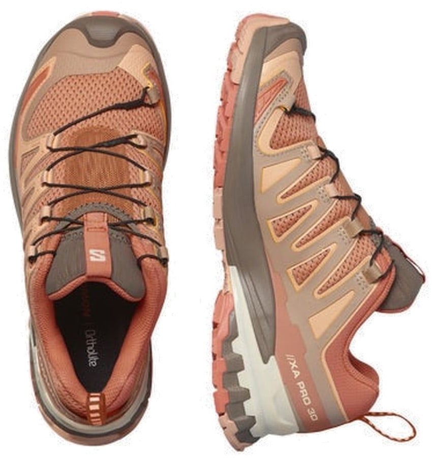 スニーカー Salomon XA Pro 3D V9 W Sun Baked Fresh Salmon Prairie Sunset Salomon Xa Pro 3D v9 W - Sun Baked/Fresh Salmon/Prairie