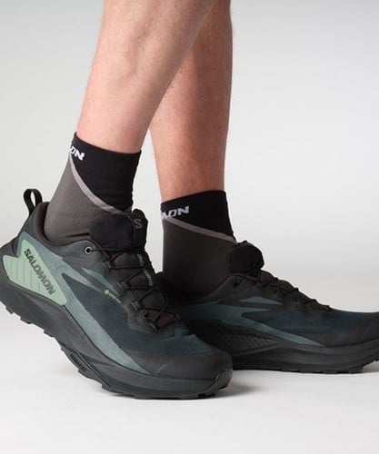 Salomon Genesis GTX - Black/Avage Green/Urban Chic - 48 (UK