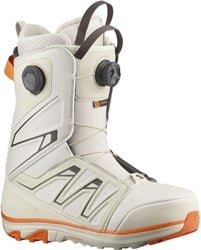 Salomon Launch BOA SJ BOA - Rainy Day/Birch/Vibrant Orange - Snowboardschuhe Herren