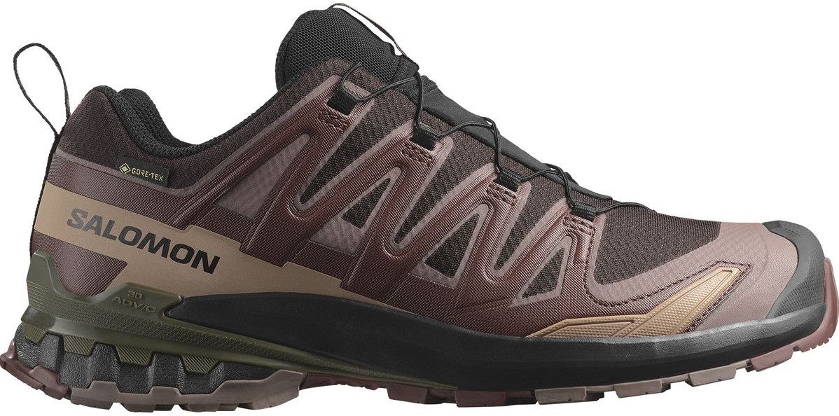 Salomon Xa Pro 3D v9 GTX Black Coffee Rum Raisin Olive Night 43 1 3 UK 9 Twinseasons AT