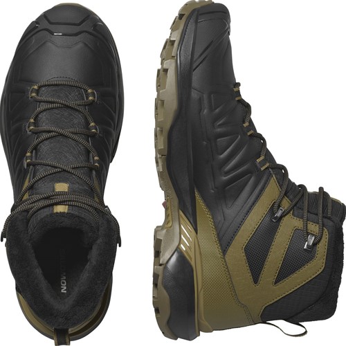 Salomon X Ultra Snowpilot WP - Black/Military Olive/Gothic Olive
