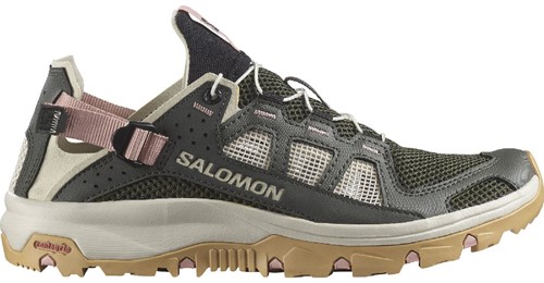 Salomon Techamphibian 5 W - Peat/Rainy Day/Hyma Pink - 38 2/3 (UK 5.5)