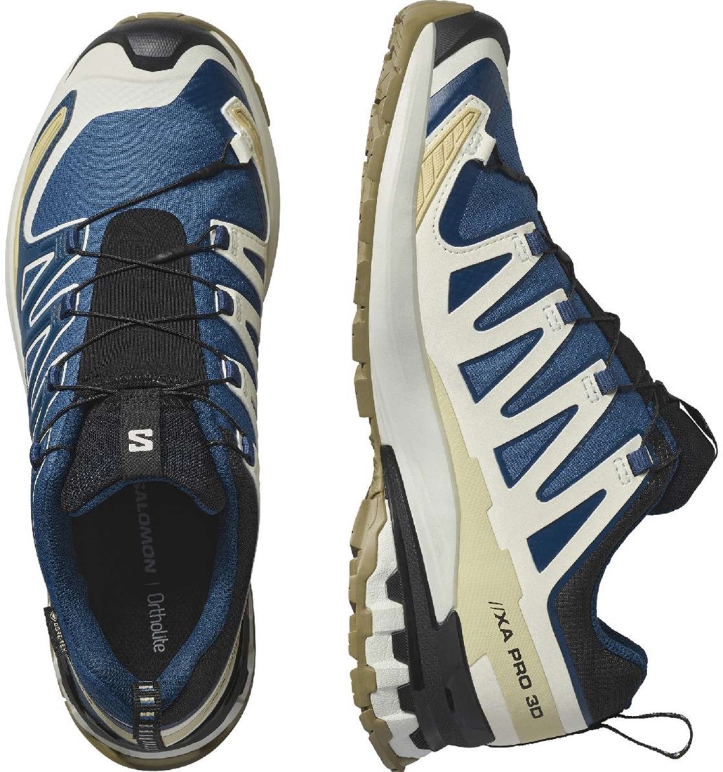 国内配送 SALOMON XA PRO 3D V9 GTX DARK BLUE/ICICLE/ALOE Salomon Xa Pro 3D v9 GTX - Dark Blue/Icicle/Aloe - 48 (UK