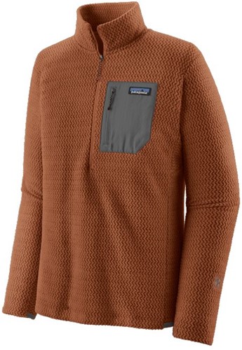 Patagonia M's R1 Air Zip Neck - Robin Brown - M