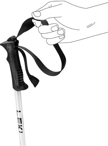 Leki Sentinel - Black/White