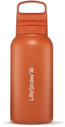 LifeStraw Go Series - Stainless Steel - 1L - Kyoto Orange