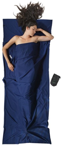 Cocoon Travelsheet - Microfiber - Blau