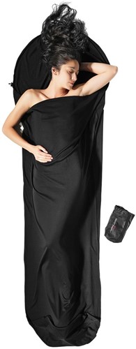 Cocoon Mummy Liner - 100% Merino Wool - Black