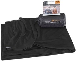 Cocoon Travel Blanket - Merino/Silk - Schwarz