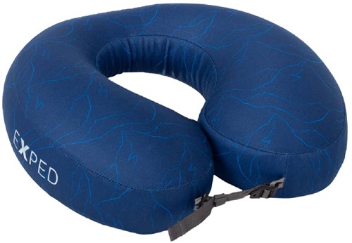 Exped Neck Pillow Deluxe - Navy Mountain
