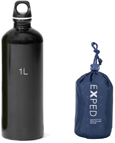 Exped Neck Pillow Deluxe - Navy Mountain