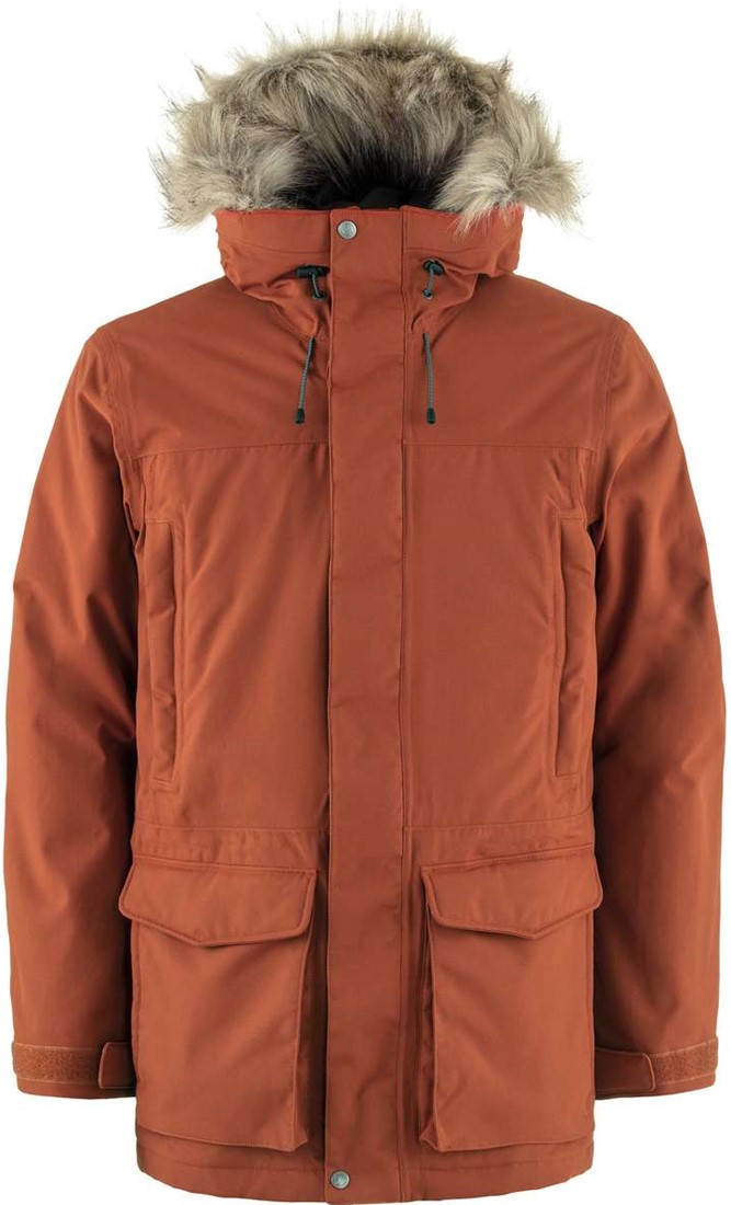 Fjallraven Mens Parka Yupik Parka Autumn Leaf Fjallraven Yupik