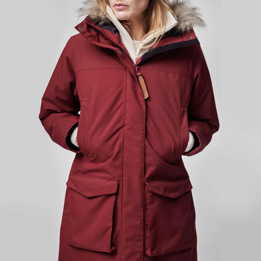 Cardigan FjÃ¤llrÃ¤ven Damen Parka Winter Winter Nuuk Parka FjÃ¤llrÃ¤